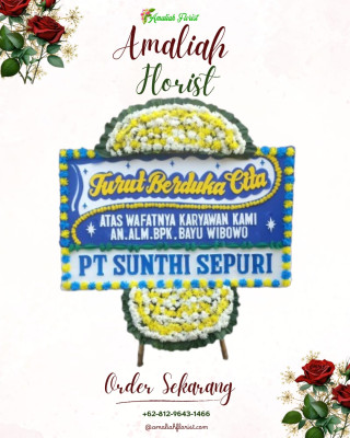 Papan Bunga Duka di Pakujaya