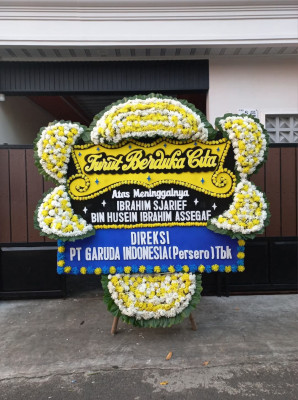 Papan Bunga Duka di Pakujaya